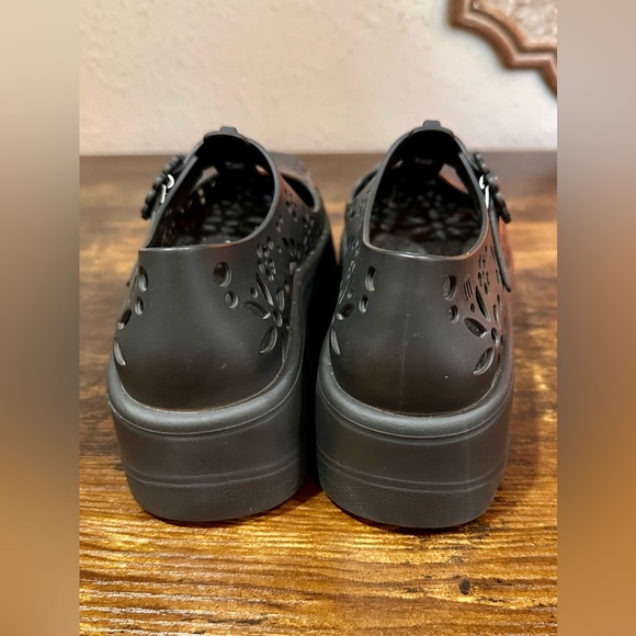 NWOT MELISSA Kick Off Lace Cut Work EVA Flower Mary Jane Platform Jelly Cut Out - Picture 6 of 9